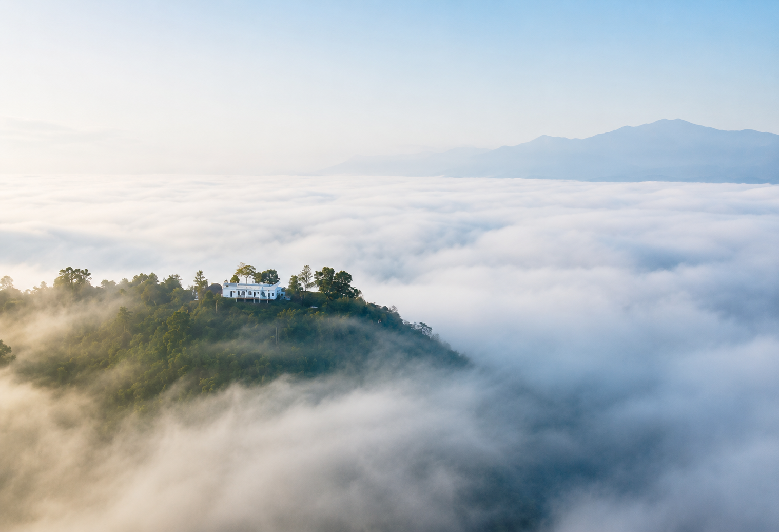 Towerhill resort perched above the clouds on a hilltop in Wayanad